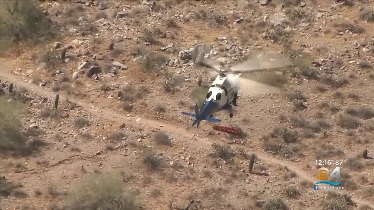 Video Captures Injured Hiker Spinning Wildly During Rescue
