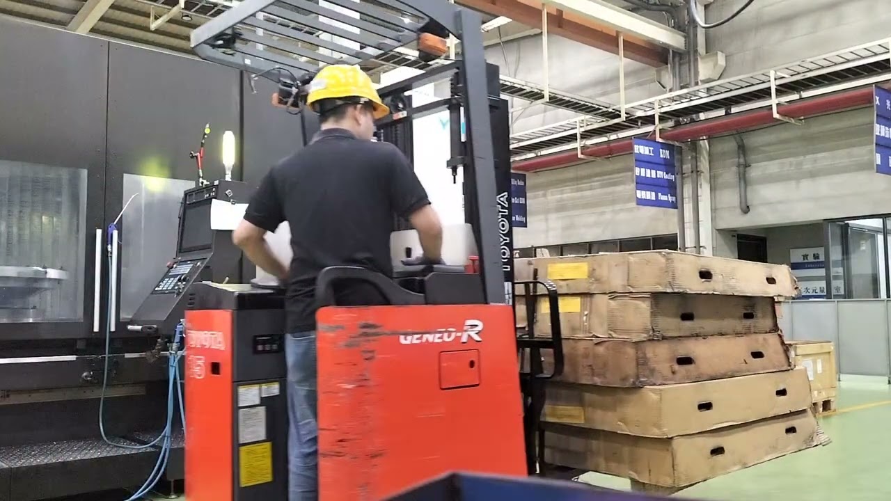 Preparing materials load onto machine