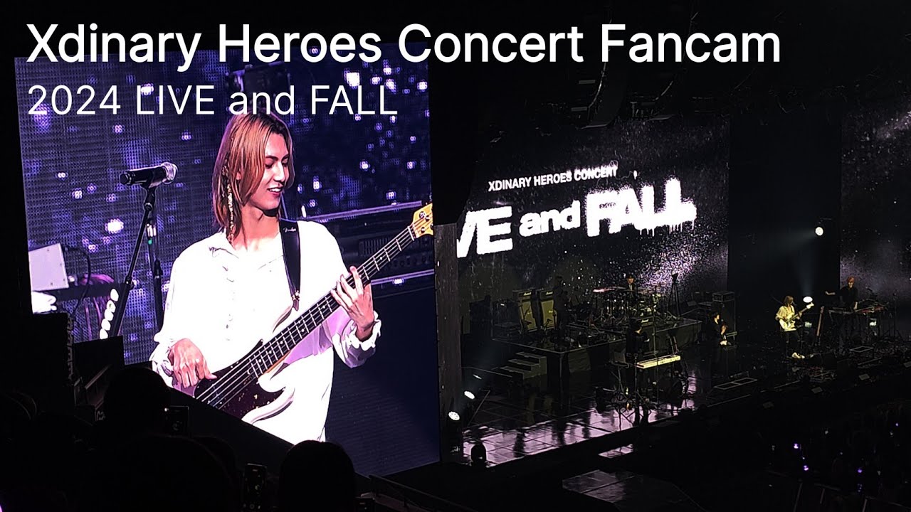 Xdinary Heroes Concert LIVE and FALL Full fancam | 엑스디너리 히어로즈 콘서트 풀 직캠 241116