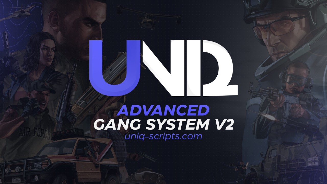 Gang System V2 [ESX, QBCORE, QBOX]