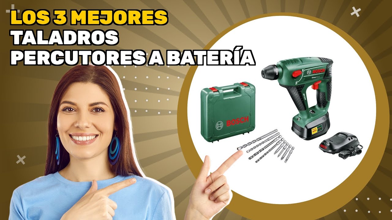 Los 3 mejores taladros percutores a batería 2026: novedades y consejos