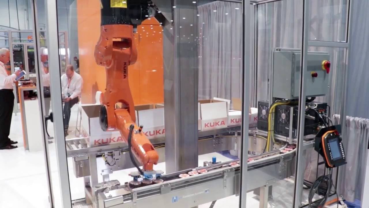 KUKA Case Packing Demo at Pack Expo 2015