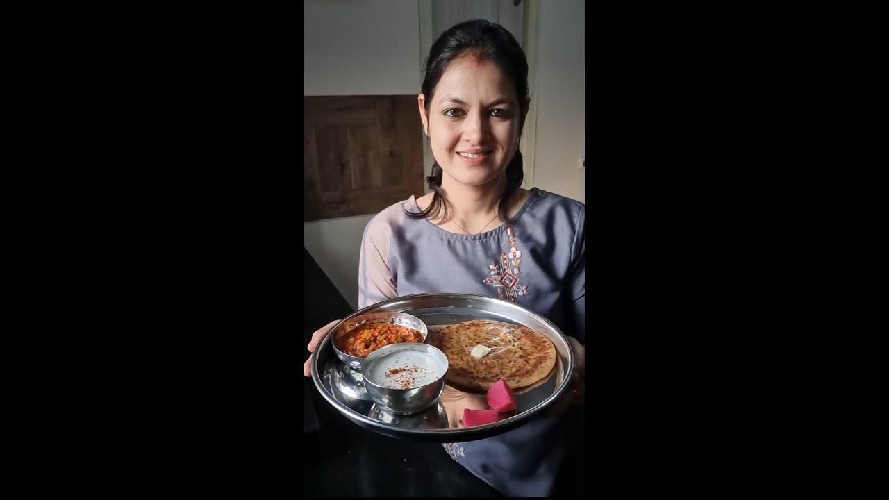 ऐसे पराठे जिससे पेट भरे लेकिन मन बोले और खा ले | 😅 Gobhi Paratha & Tamatar Chatni