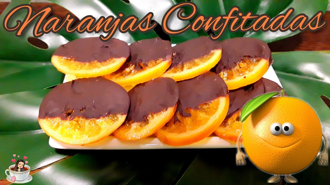 🍊NARANJAS CONFITADAS🍊 receta MUY FACIL para NAVIDAD