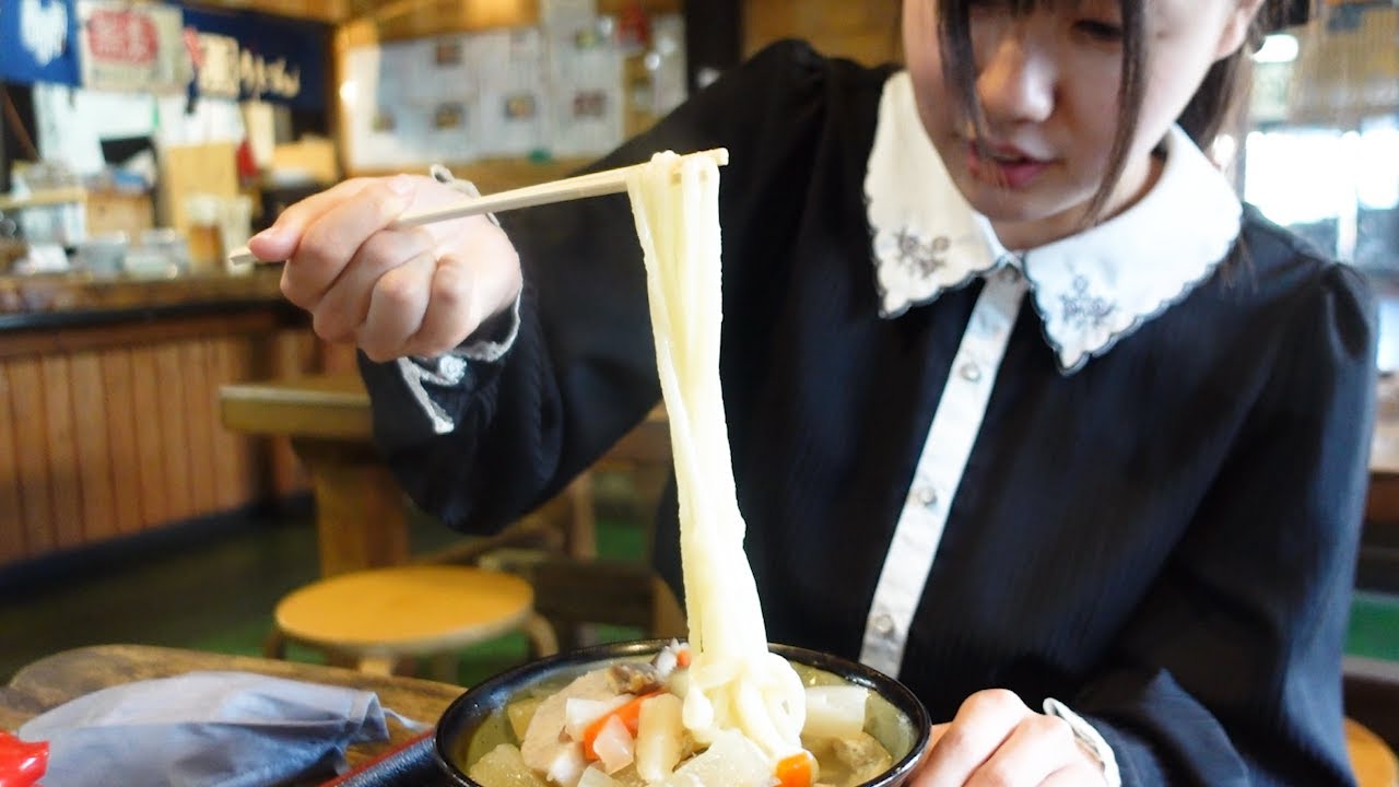 【幕末から続く!!香川県で1番歴史のある讃岐うどん!!】天才JKギタリスト馬場 美夕ちゃんと食べる讃岐うどんの名店【ヨコクラうどん】香川県高松市