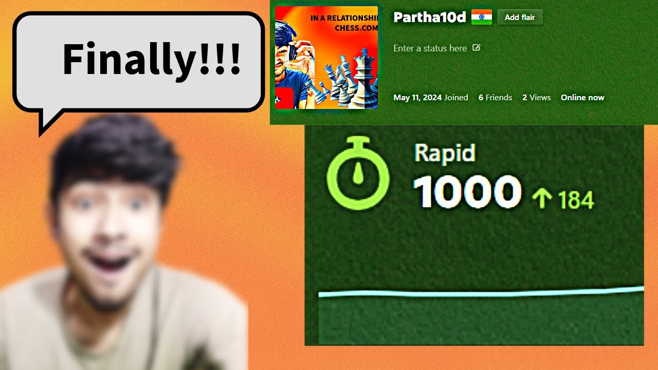 How We Reach 1000Elo Rating In Chess.com???🤯🤯🤯Watch Till End!!!