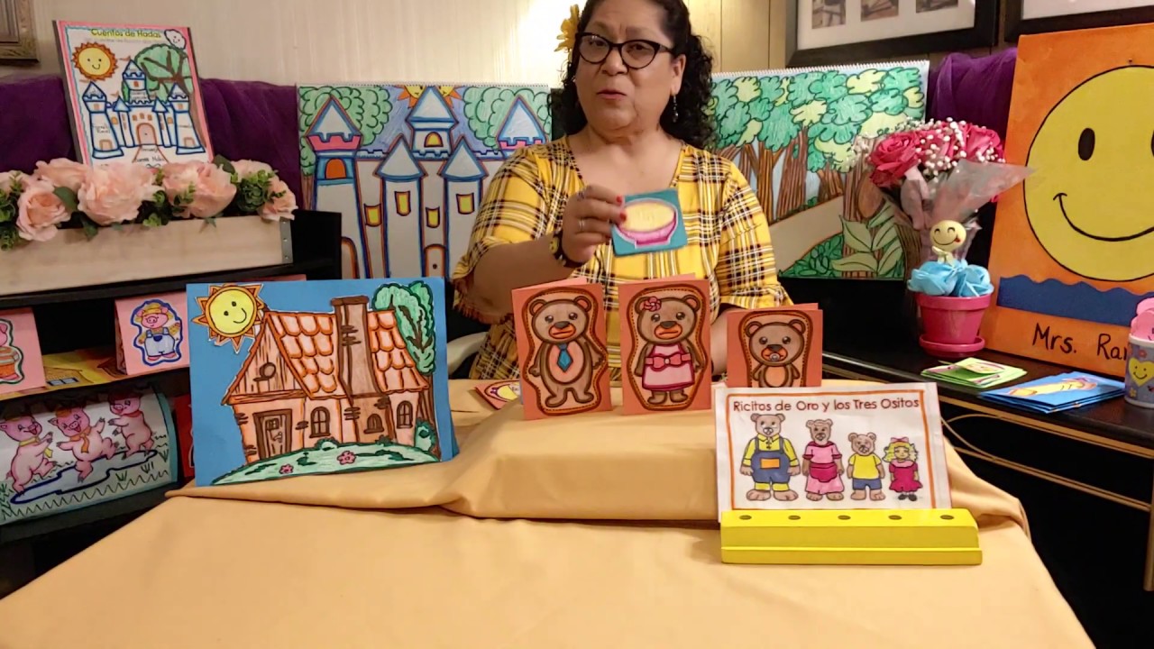Ricitos de Oro y los Tres Ositos con la Maestra Ramos (Elementos de Cuentos de Hadas)