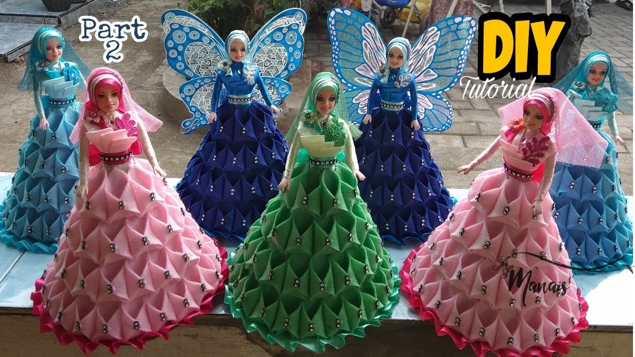 DIY || Tutorial Barbie Candy Kantong Part 2 / Cara Membuat Boneka Permen