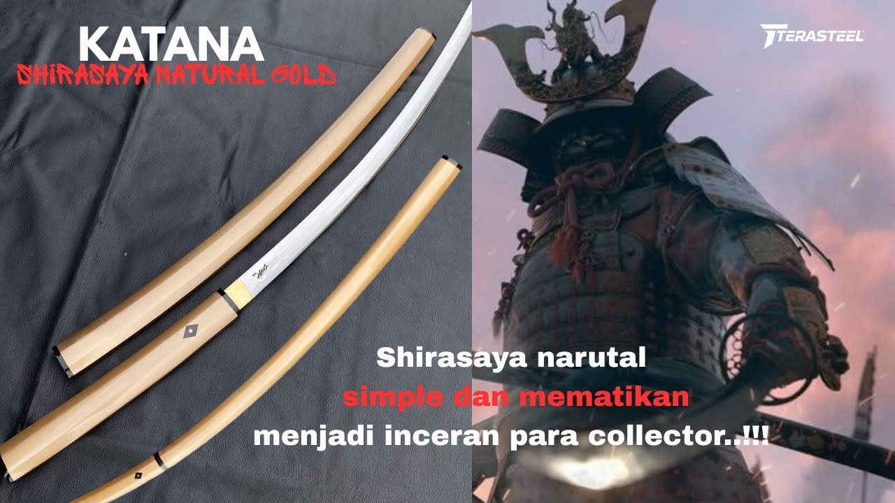 KING OF SWORD‼️ INI DIA SHIRASAYA GOLD HASIL KARYA BLACKSMITH INDONESIA