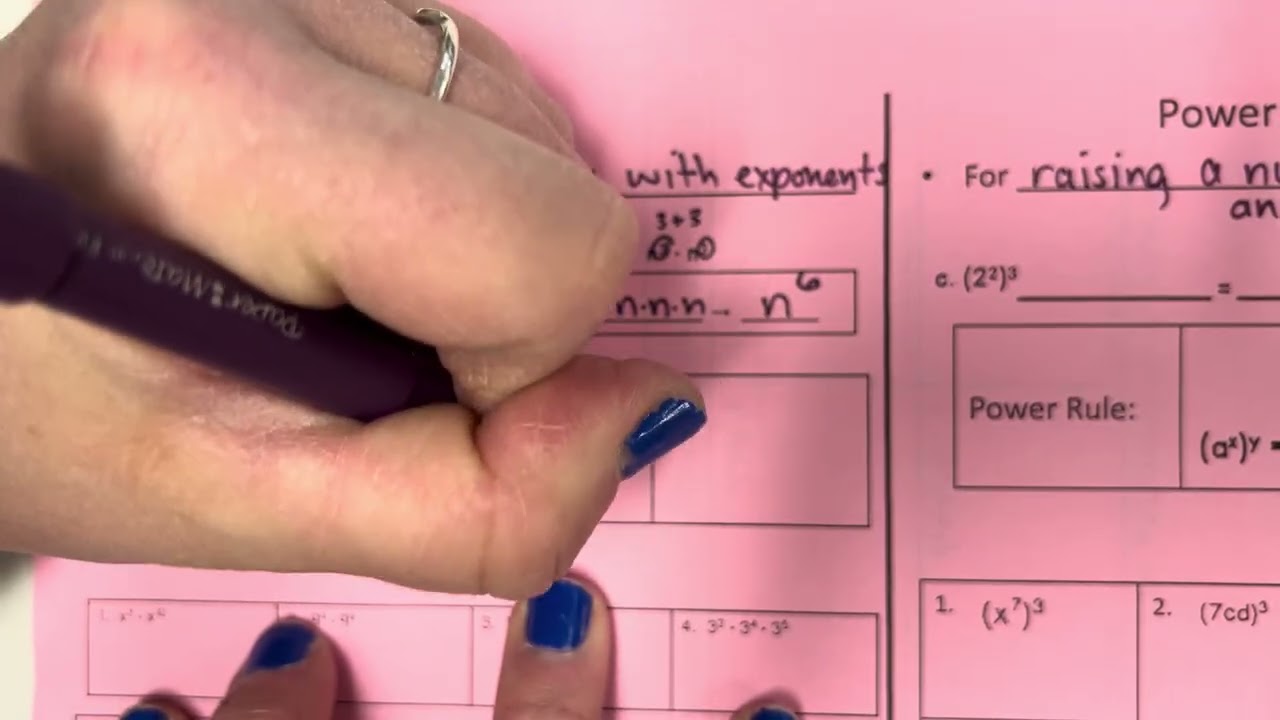 Intro to Exponent Rules: Product and Power Rule
