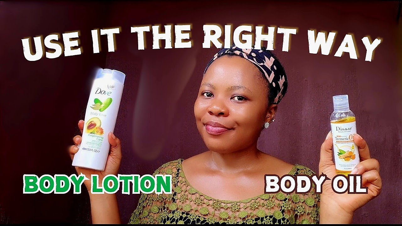 How To Apply Body Oil And Body Lotion The RIGHT Way ✅️ For Best Results