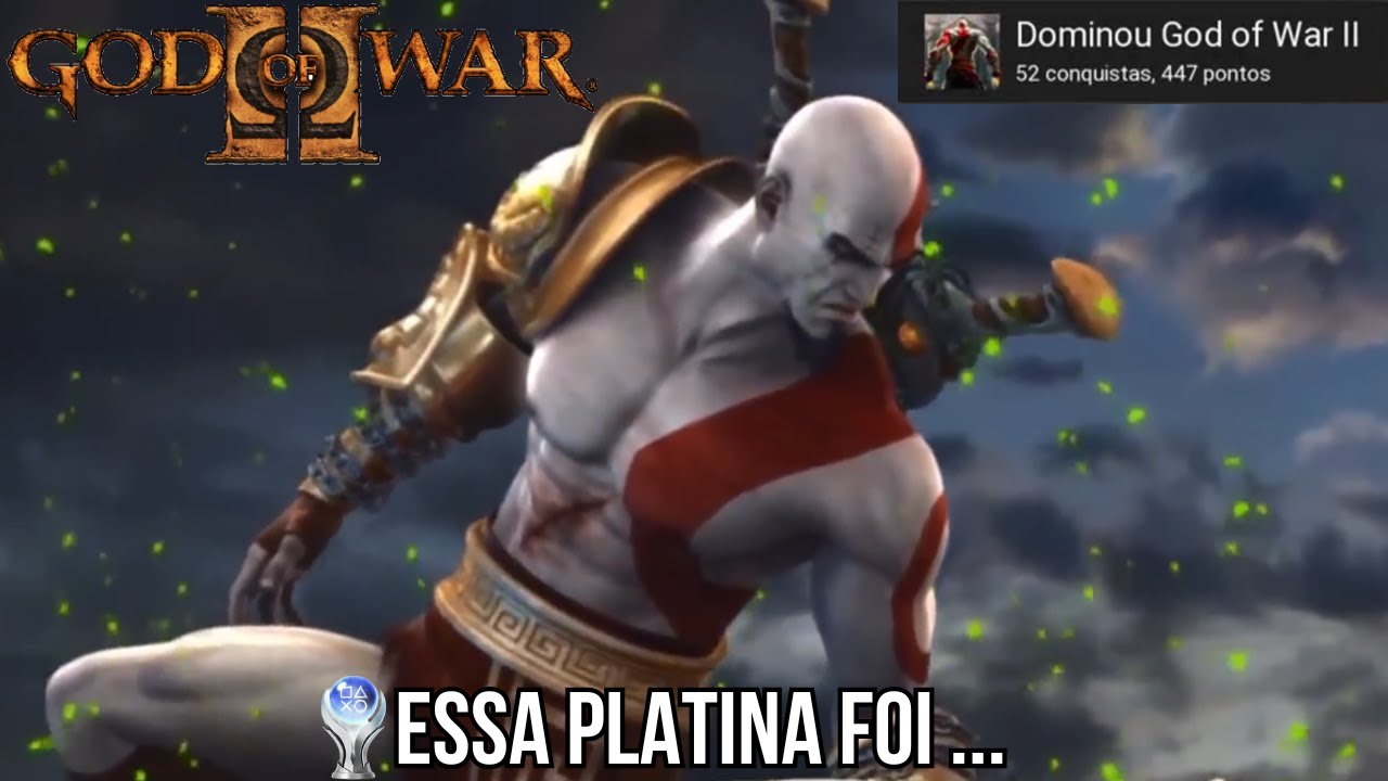 ESSA PLATINA FOI TENSA DEMAIS! GOD OF WAR 2 DE PS2