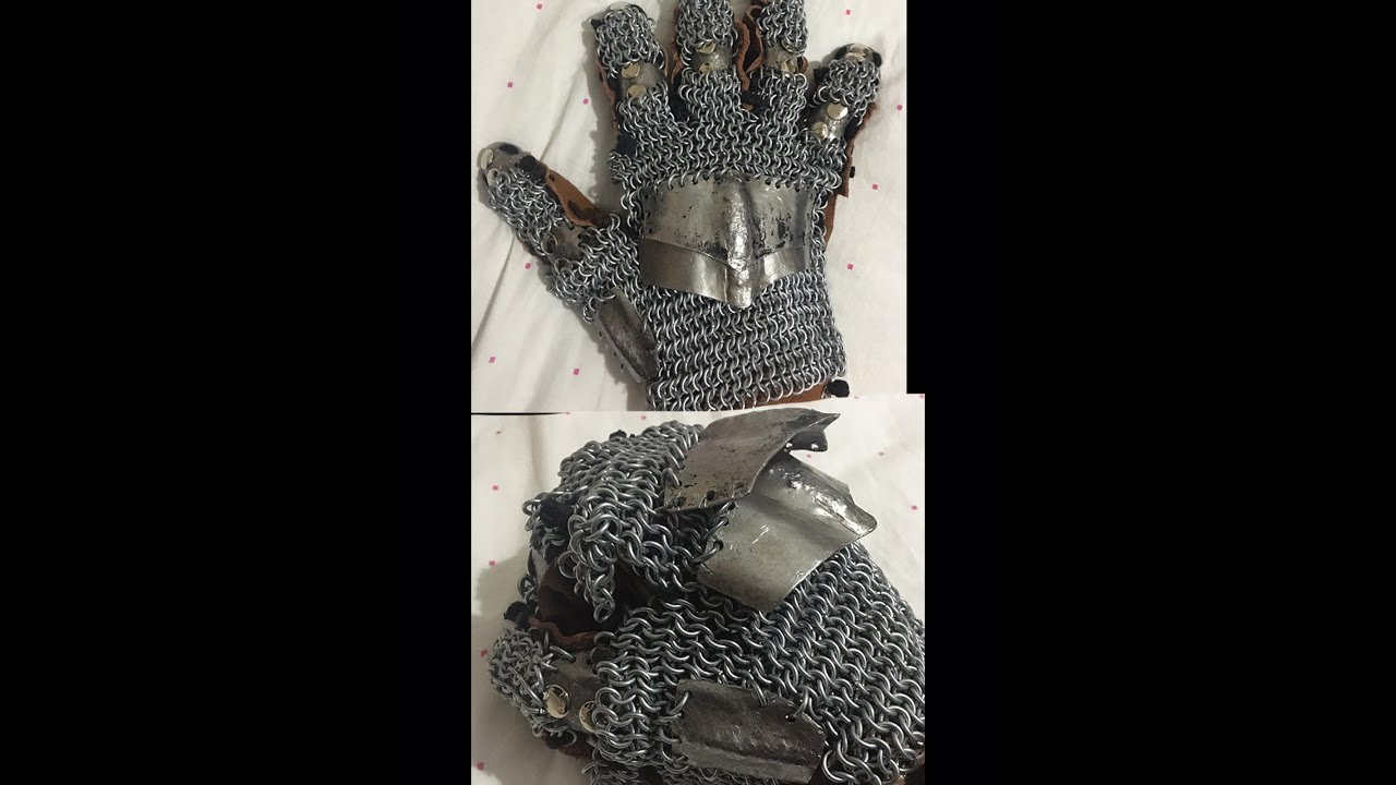 ZIRLI ELDİVEN NASIL YAPILIR EL ZIRHI YAPIMI HOW TO MAKE A MEDİEVAL ARMORED GLOVES