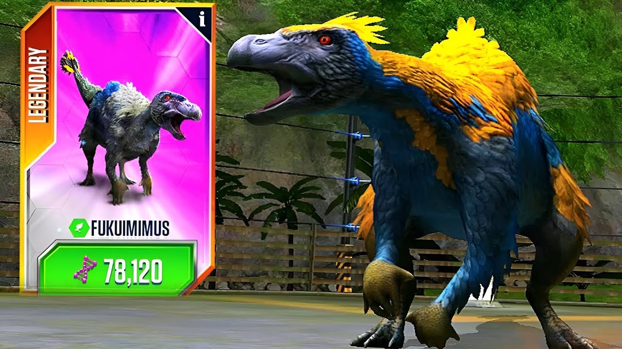 NEW HYBRIDS FUKUIMIMUS MAX LEVEL 40 | JURASSIC WORLD THE GAME