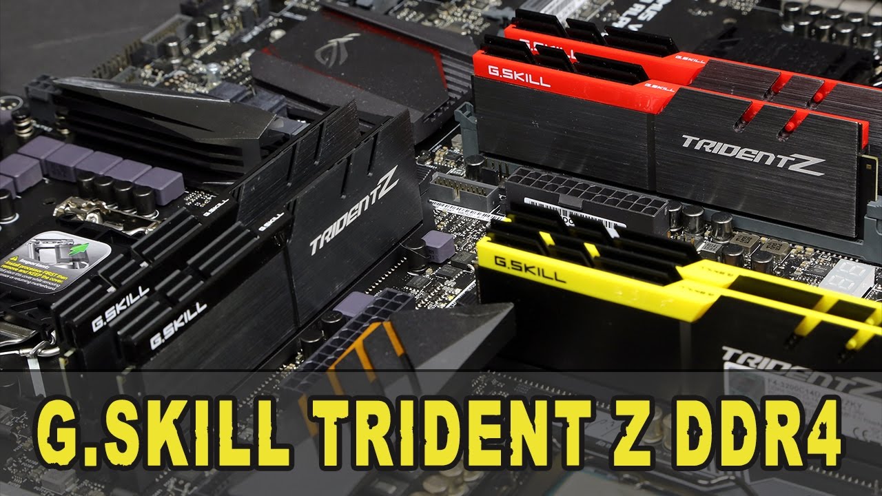 [Review] G.Skill Trident Z DDR4 Memory Series - Unboxing & Review [GER/DE]