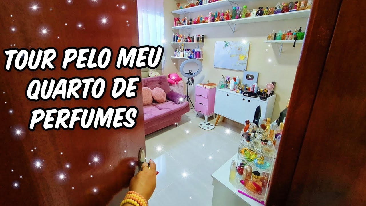 Tour Pelo QUARTO DE PERFUMES! Minha Coleção!!!
