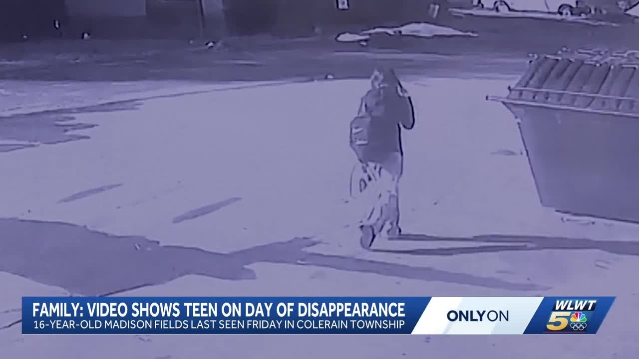 Video shows Colerain Township teenager on day of disappearance, search continues