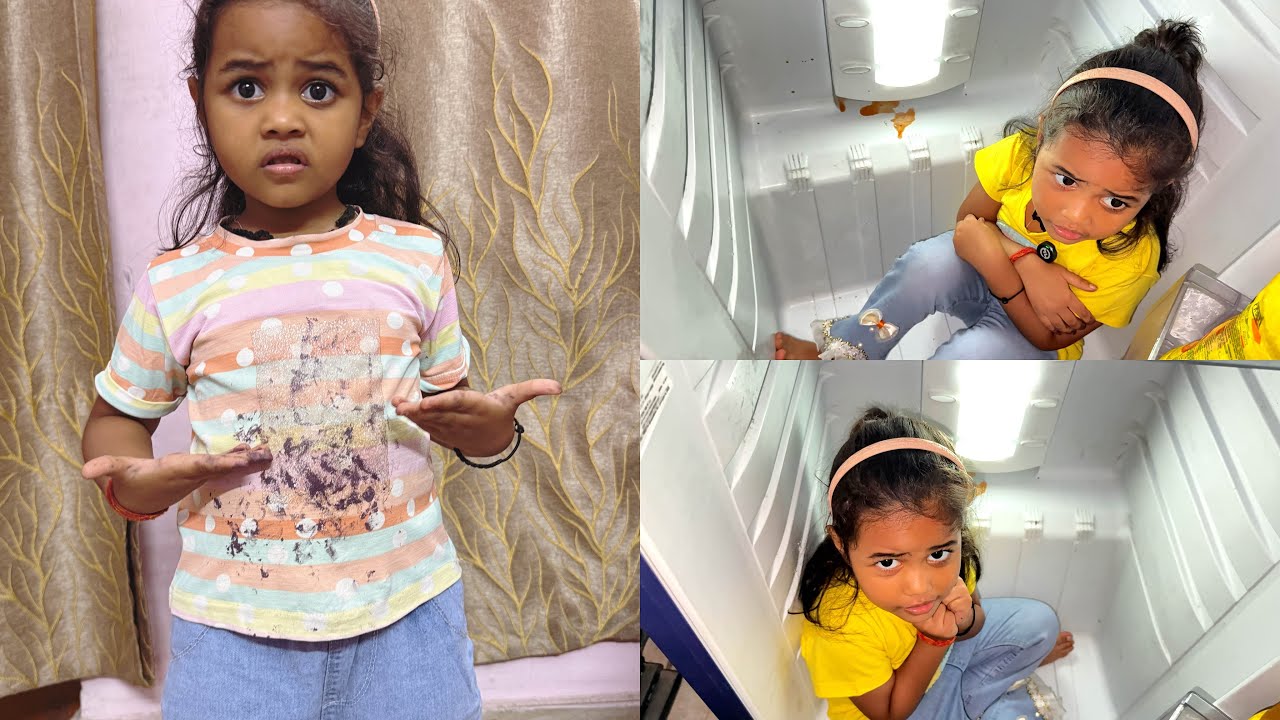 Darshika Ki Pitaai 👊🏻😡To Aaj Hokar He Rahegi|| Kiske Darrr Se Darshika Chhup Gai Fridge🗄️Me||😱🤦🏻‍♀️