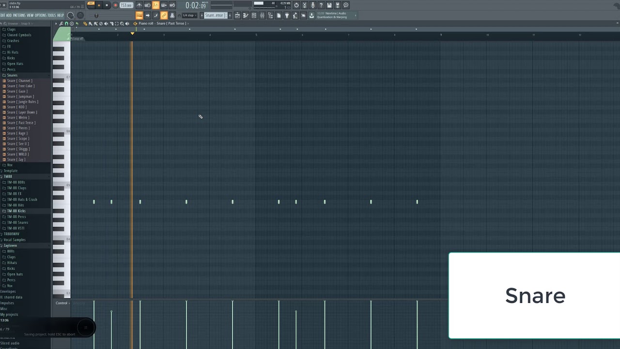 21 Savage and Metro Boomin -- Slidin Instrumental Remake FL Studio Tutorial (FLP in Description)