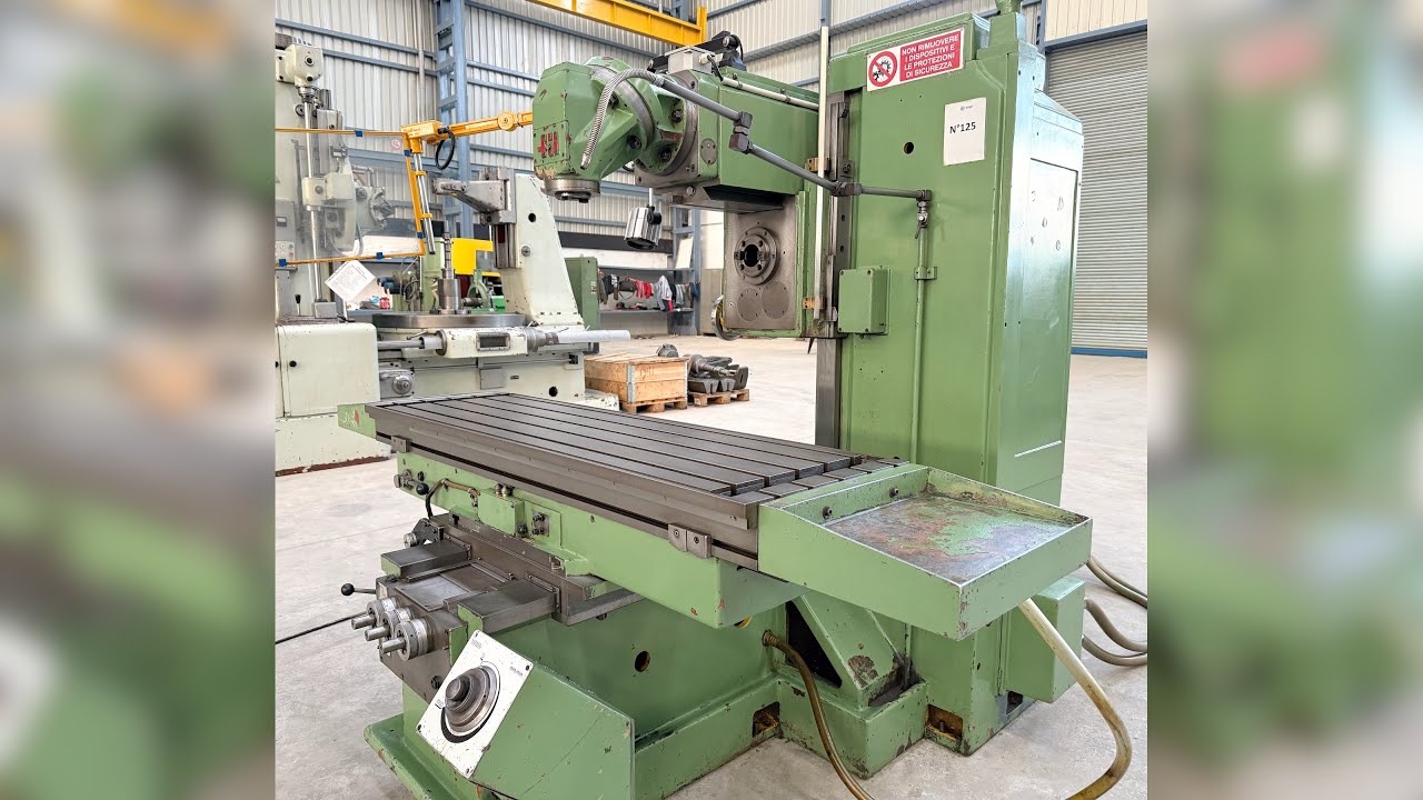 FIL (Italy) FU-120 Double Spindle Bed Milling Machine - Table 1620 mm x 490 mm