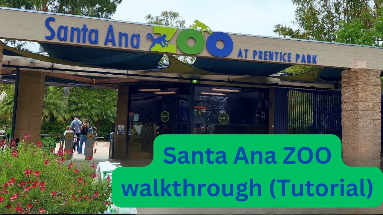 Santa Ana Zoo walkthrough (Tour) 