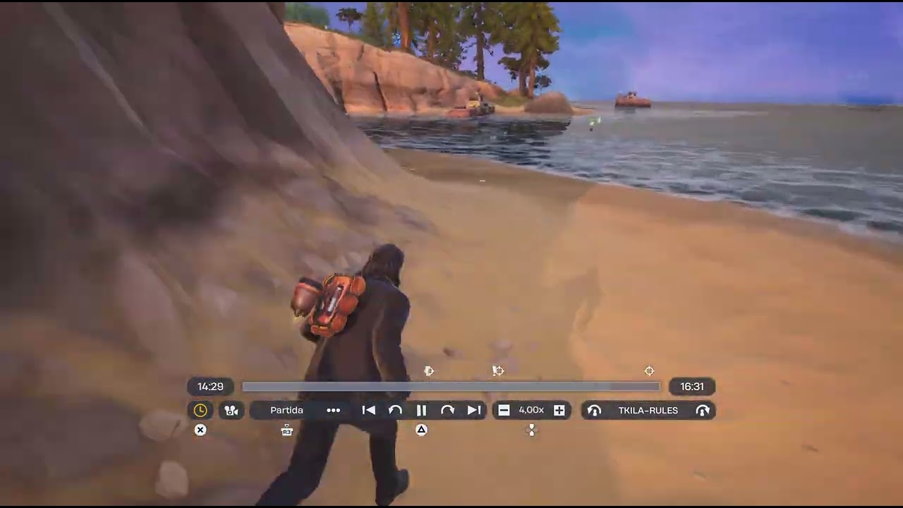 Water+bunkers+stick= WIN! 2