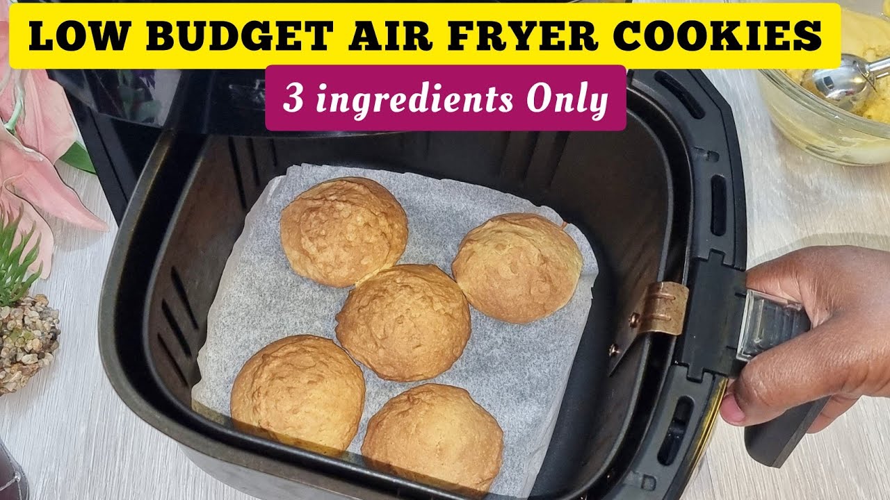 These Air Fryer Cookies Recipe will Melt in Your Mouth!!!! How To Make Air fried Biscuits Dessert