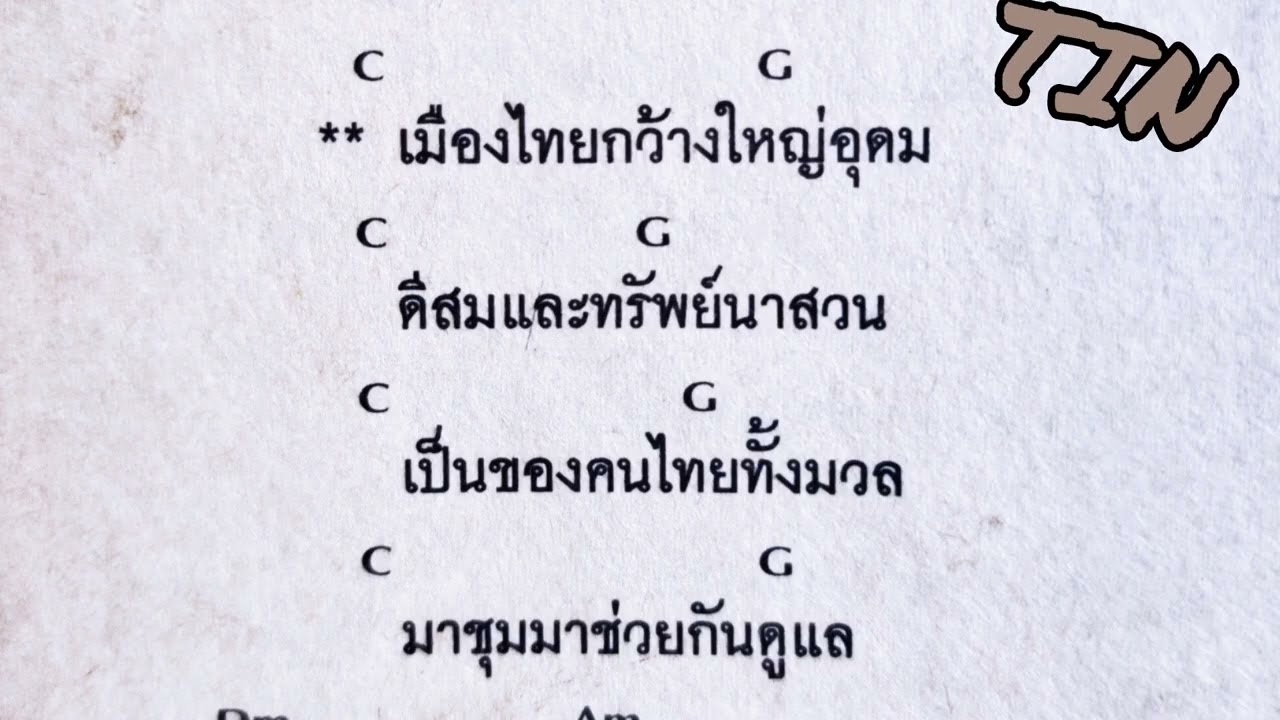 คอร์ดเพลง อเมริโกย  คาราบาว