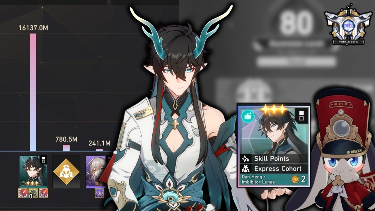 Pom-Pom Train With 3 Stars Dan Heng IL ! Currency Wars Full Run