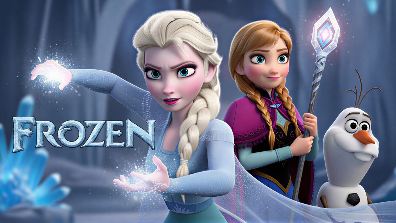 Frozen Sisters winter realm #disney#movie #animation#frozen3