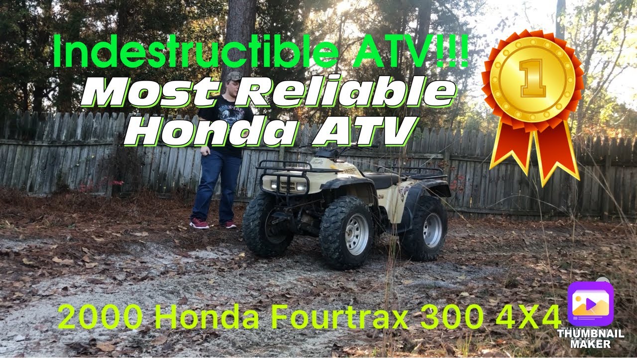 Обзор квадроцикла Honda Fourtrax 300 4X4 2000 года!!