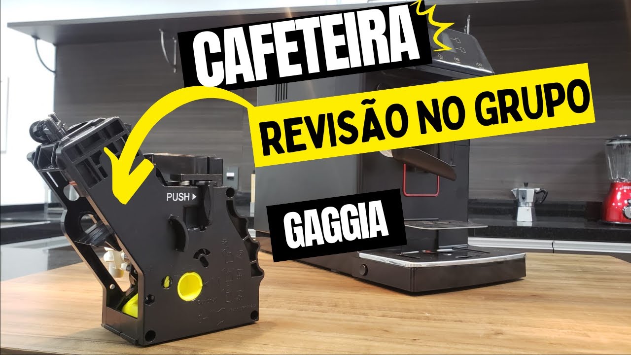 Revisão no grupo da cafeteira Gaggia