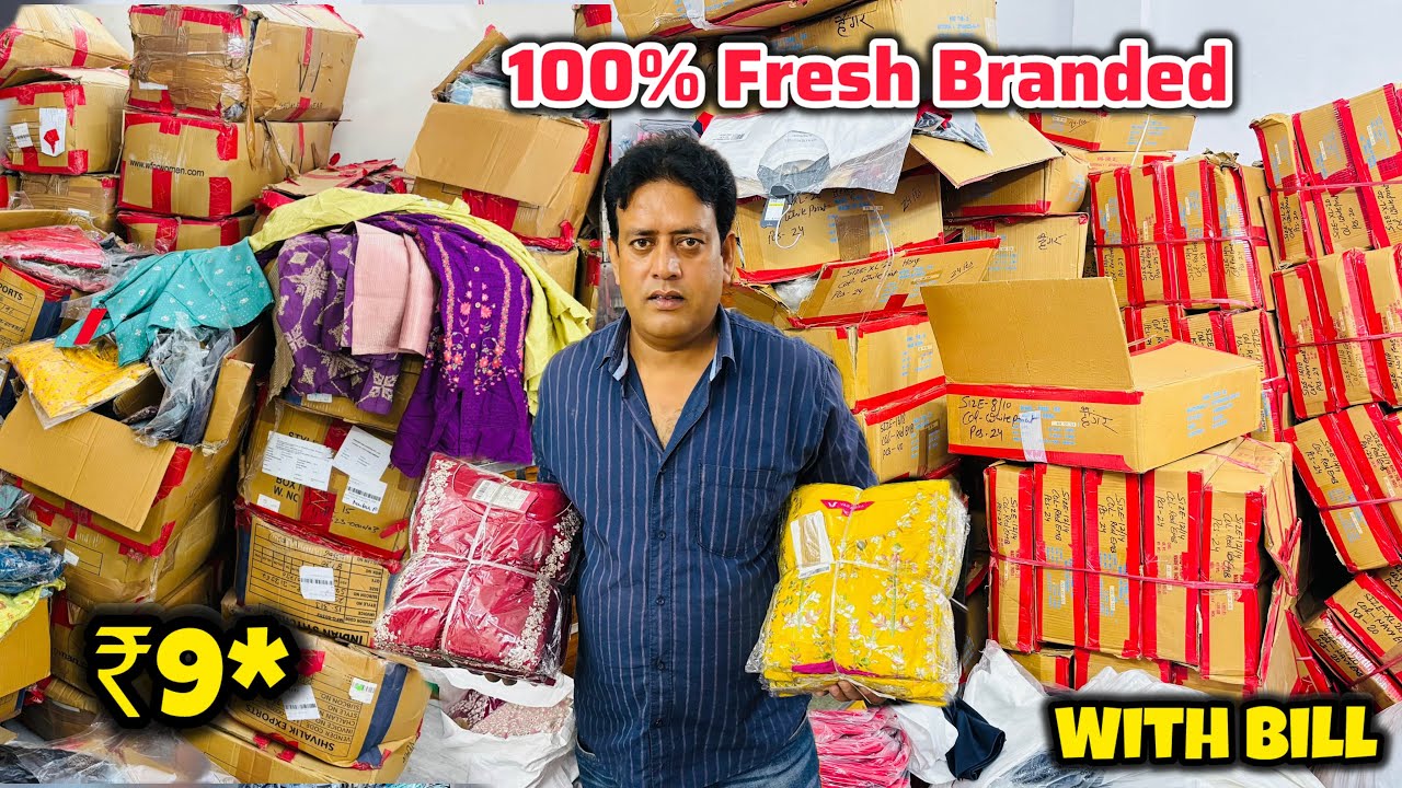 100% Fresh Branded Clothes Lot | Export surplus warehouse Delhi | Kids Clothes Top wholesale market