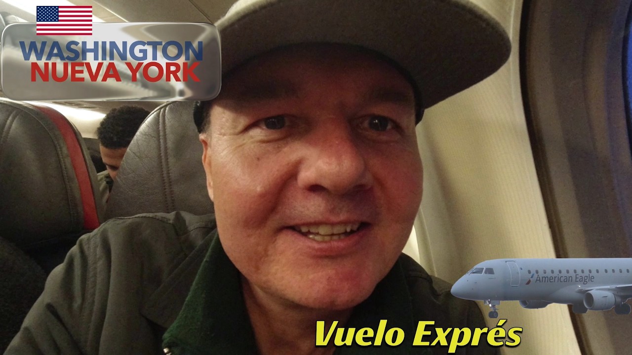 American E175 ✈️ Vuelo exprés Washington DCA → Nueva York JFK