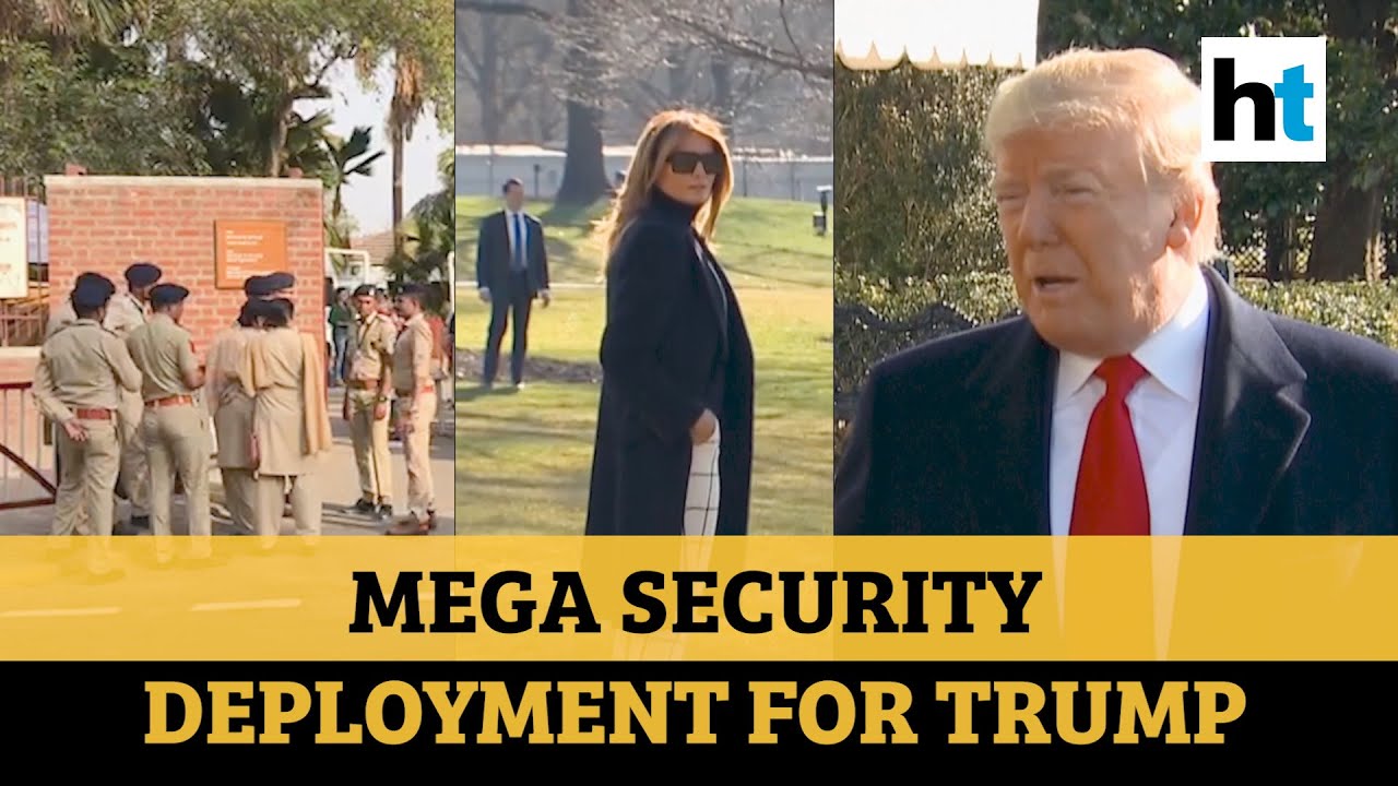 Security cover for Trump: 108 senior officers, over 10,000 cops in Ahmedabad