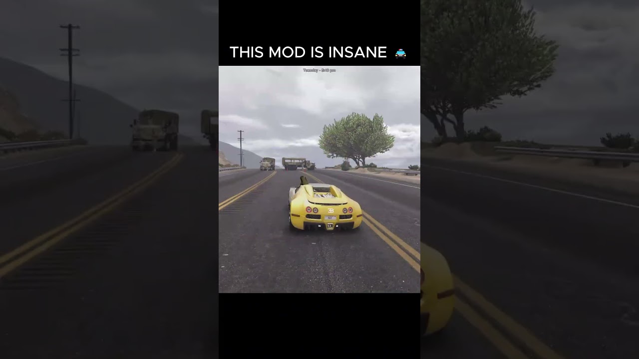 THIS MOD IS INSANE 🚔  #gta #shorts