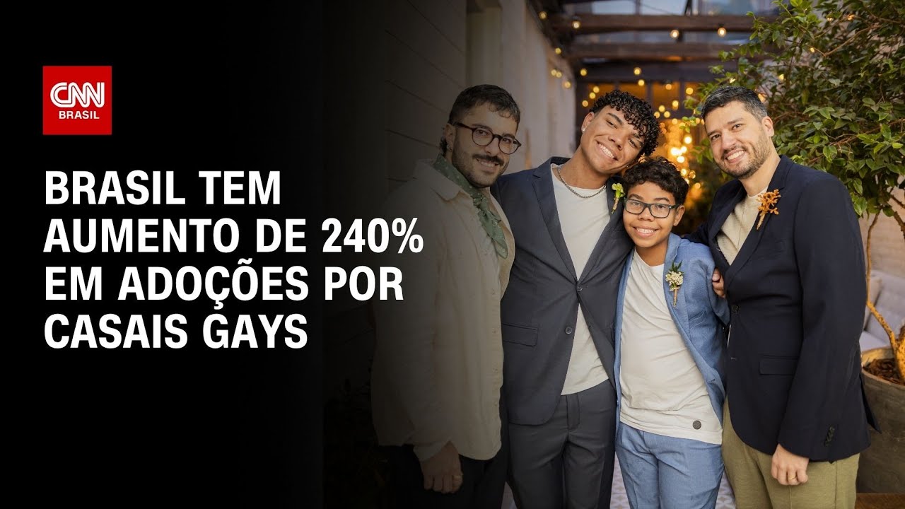 Em 5 anos, Brasil tem aumento de 240% em ado&ccedil;&otilde;es por casais gays, aponta CNJ | CNN PRIME TIME
