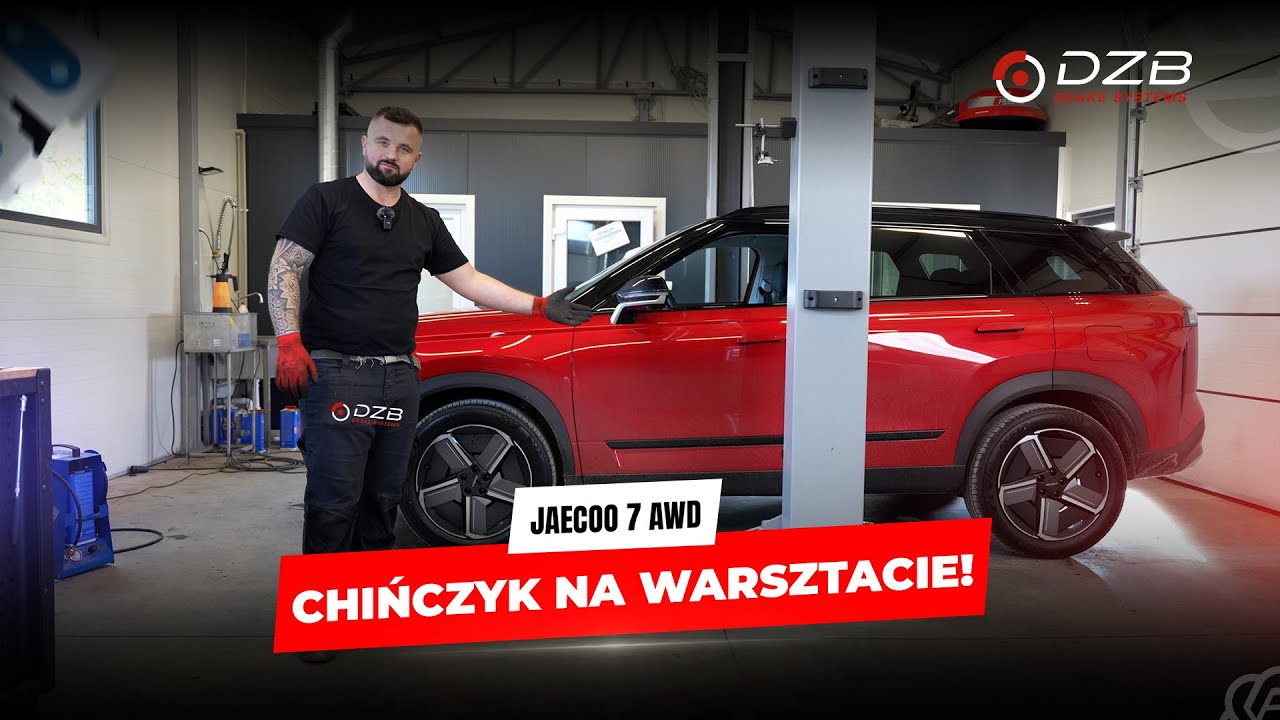 NOWY Jaecoo 7 na podnośniku! Układ hamulcowy zaskoczył nas TOTALNIE!