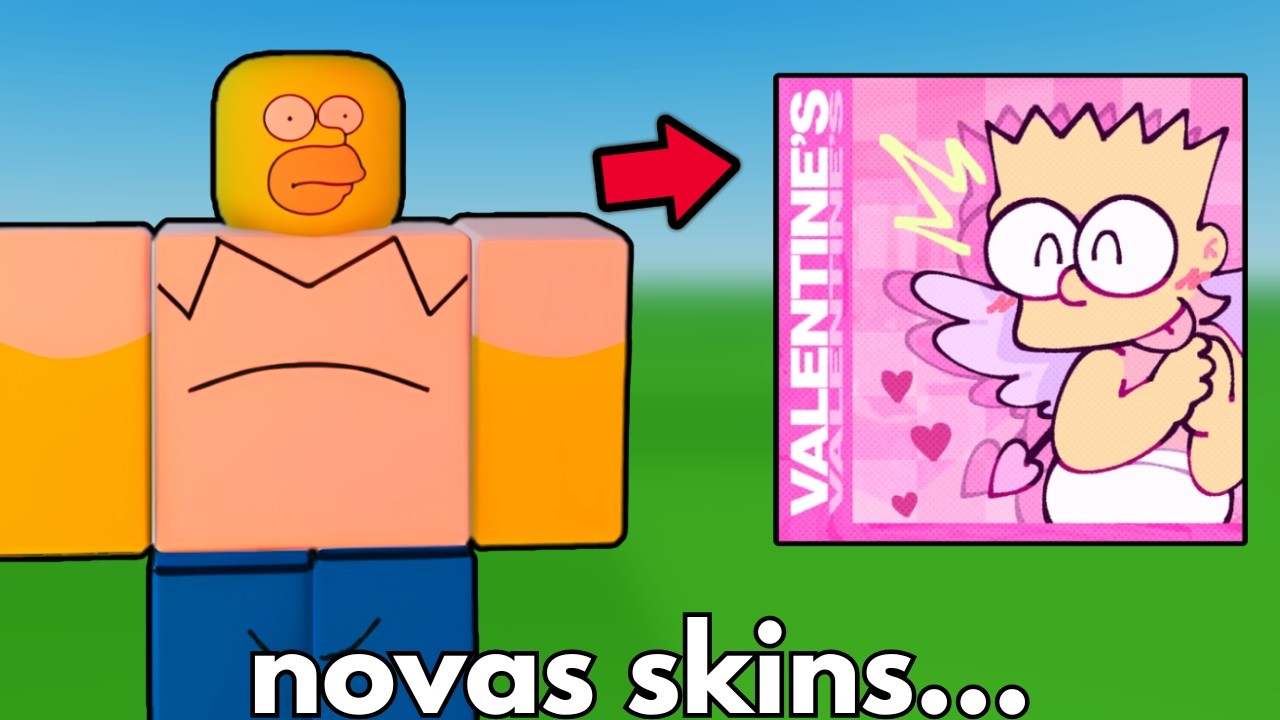 TESTEI AS NOVAS SKINS DA NOVA ATUALIZAÇÃO MAIS ESPERADA DO YOU VS HOMER NO ROBLOX