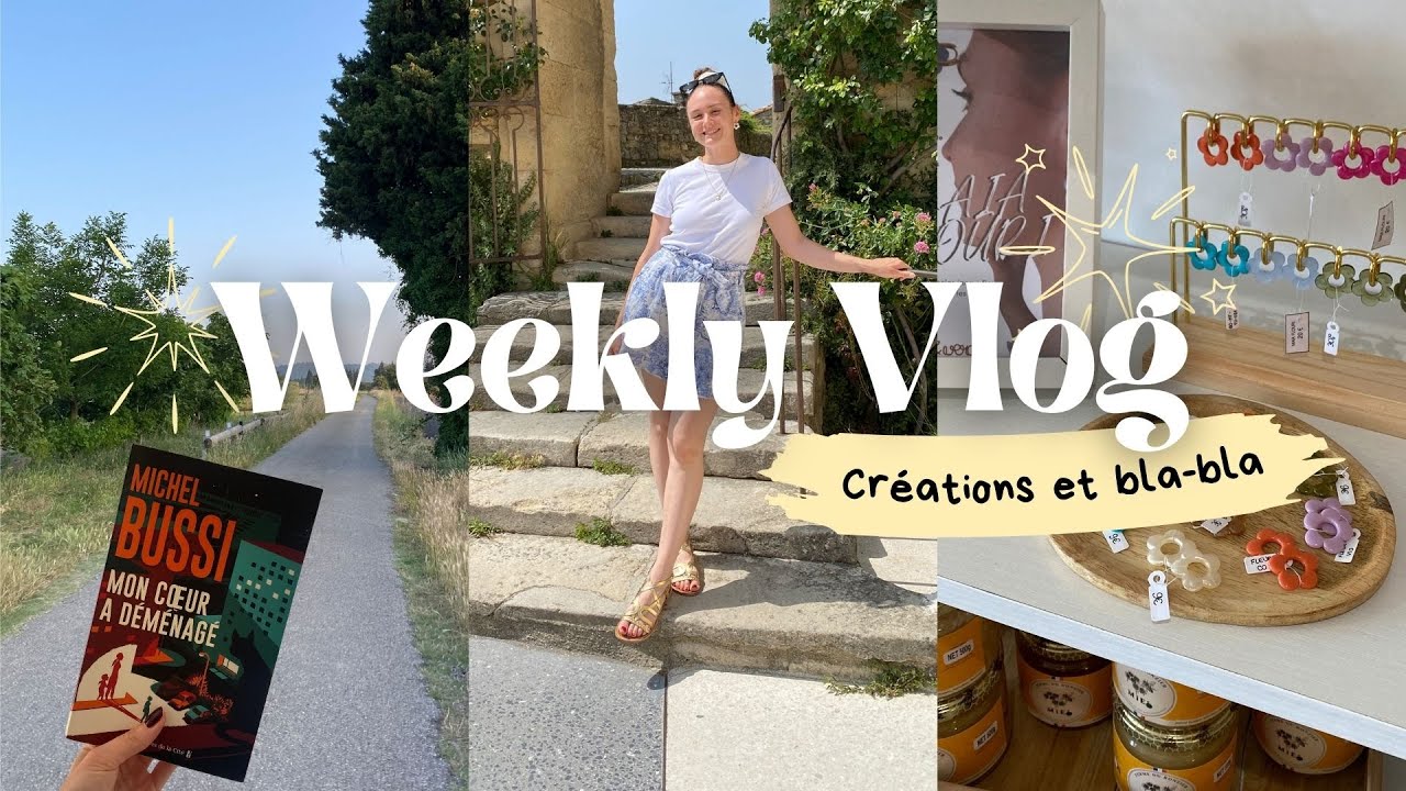 Weekly vlog #2 Créations et réassort, lecture du moment, Lilo et Stitch et bla-bla