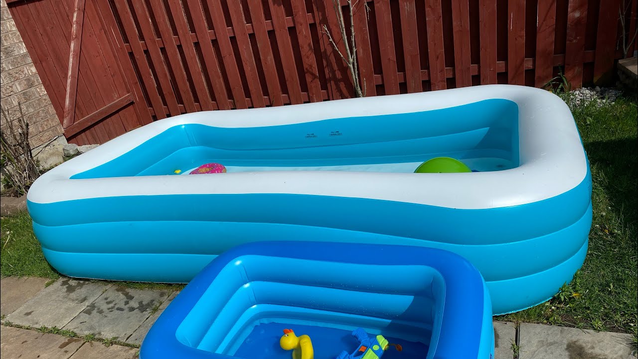 Intex Swim Centre Inflatable Family Pool Setup And reviews । Intex pool reviews part 1