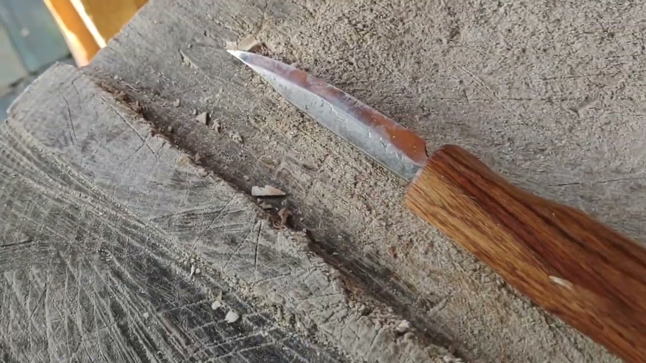 Making a handle for my Seax Knife