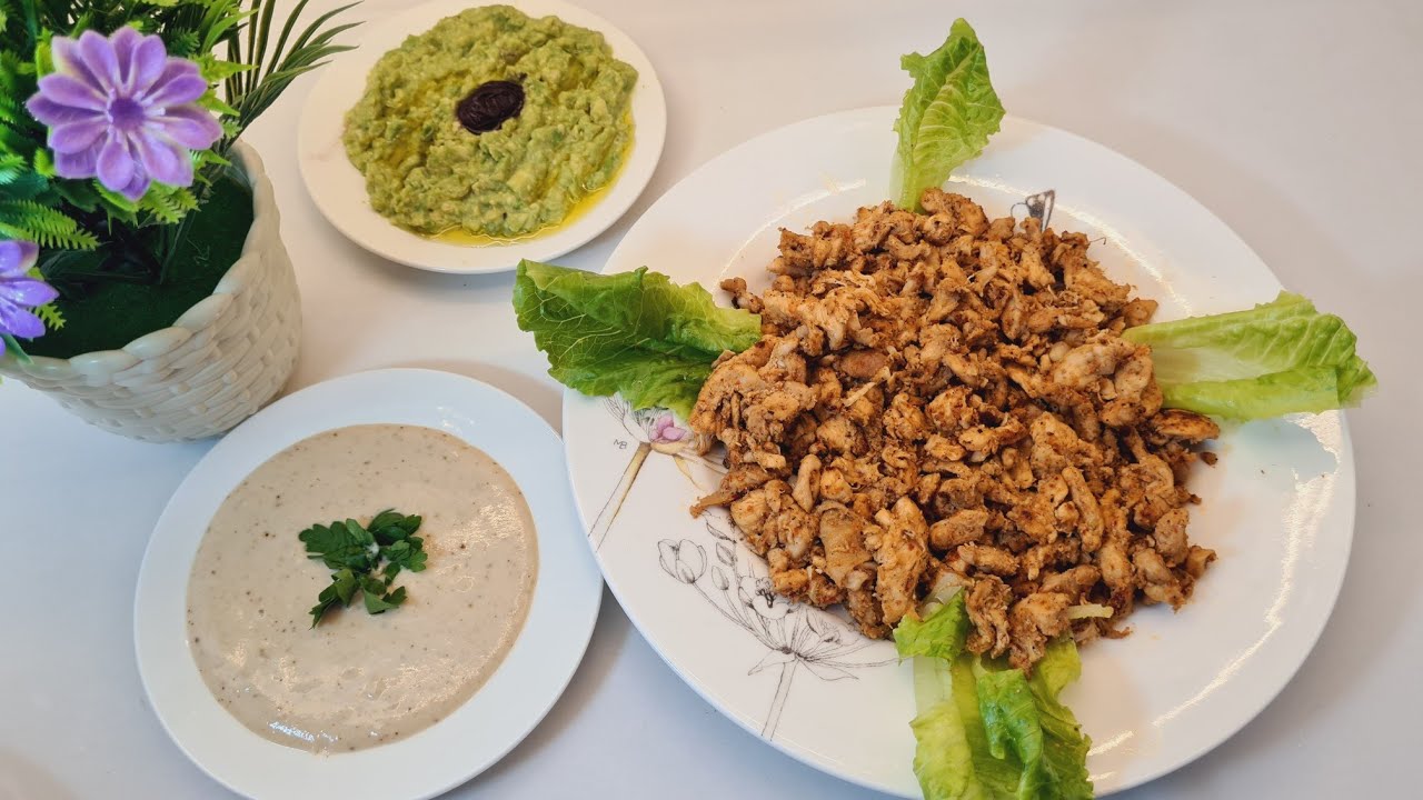 طريقة عمل شاورما الدجاج