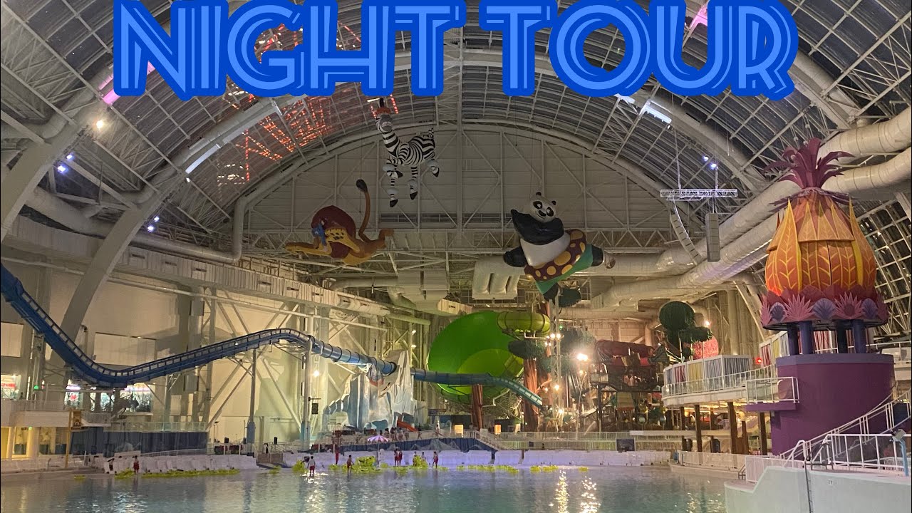 DreamWorks WaterPark~American Dream Mall NJ 'Night Tour'