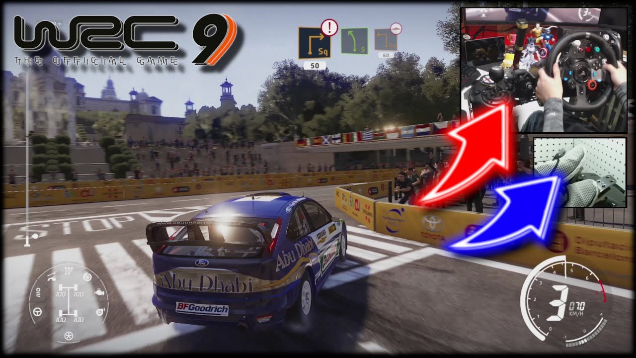 WRC 9 Ford Focus RS WRC Car and Wheel setups / Logitech G29 DLC Replay