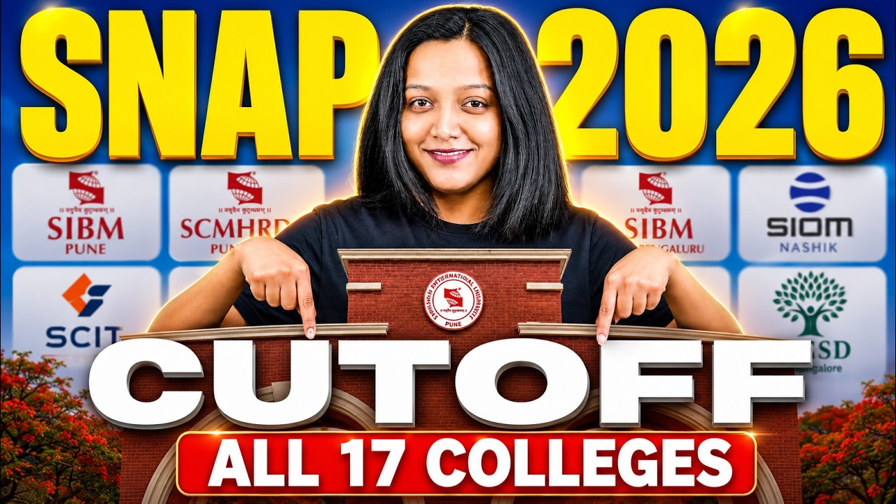 SNAP 2026 | All 17 Colleges Cutoff | All SNAP Colleges Cutoff & Placements #snap