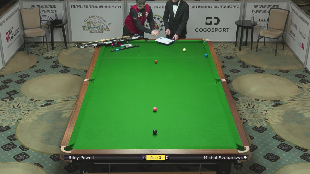 European Snooker Championship - U16 Semi Final: Riley Powell vs Michał Szubarczyk