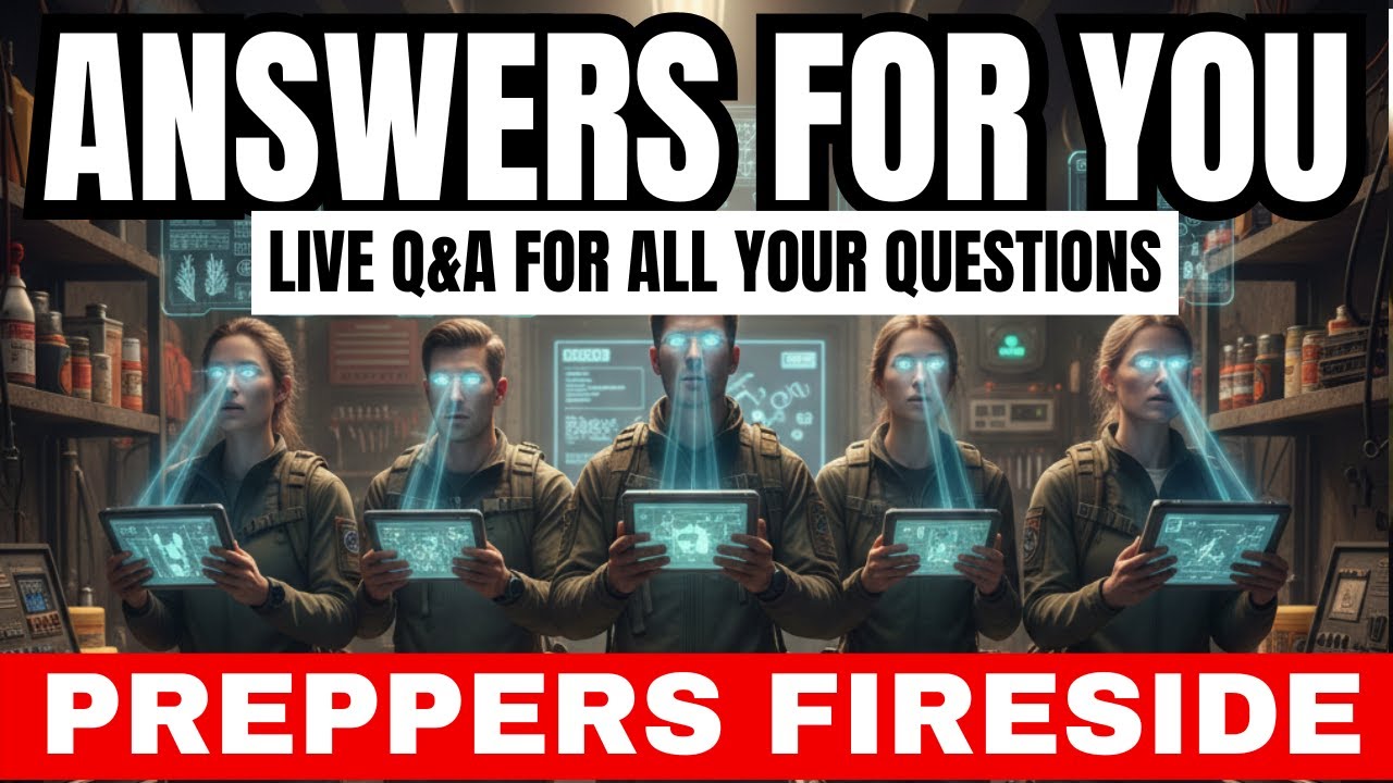 LIVE FIRESIDE PANEL ANSWER YOUR PREPPER QUESTIONS