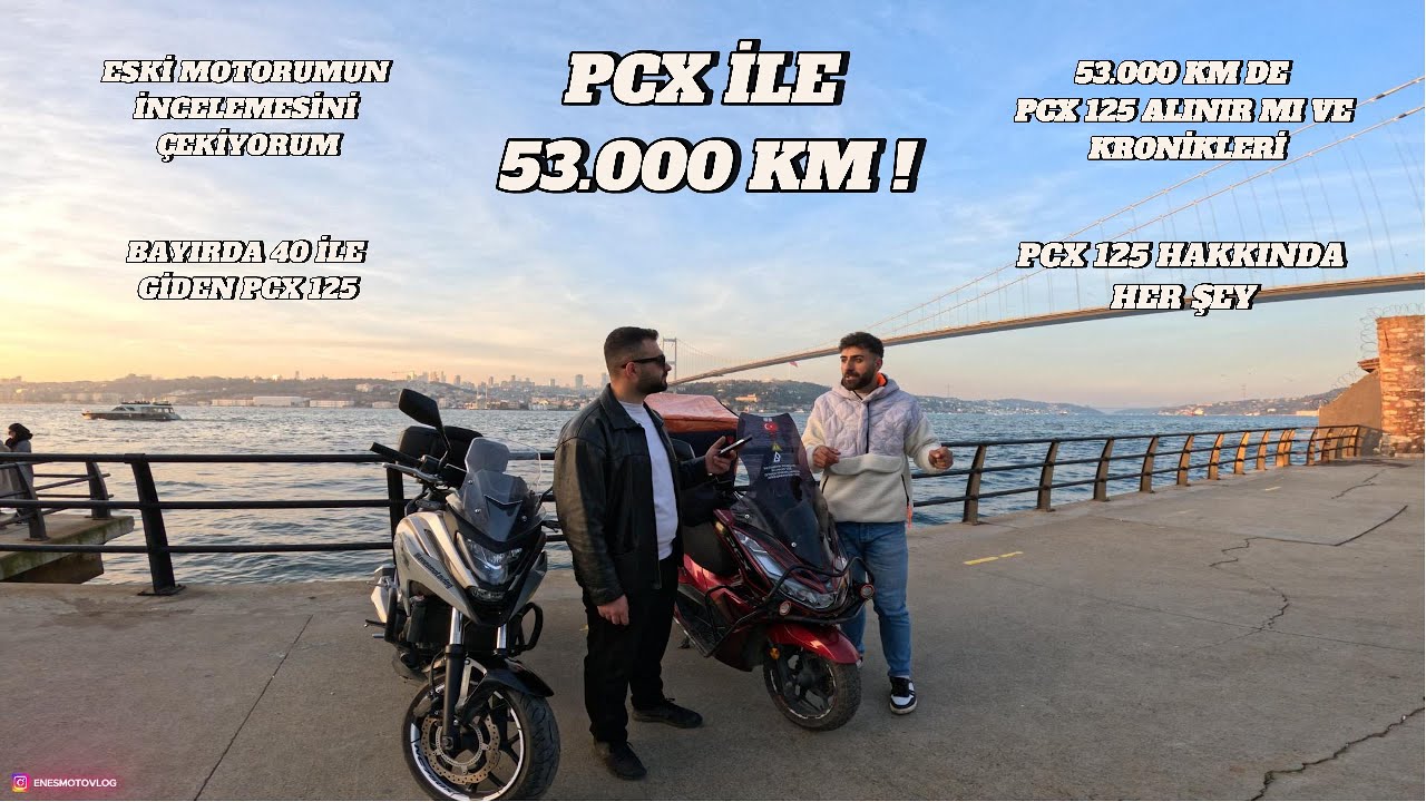 PCX 125 İLE 53.000 KM ! BAYIRLARDA GİTMEYEN FAKAT KRONİĞİ OLMAYAN MOTOR | EGZOZ KRONİĞİ-20.000 TL ?