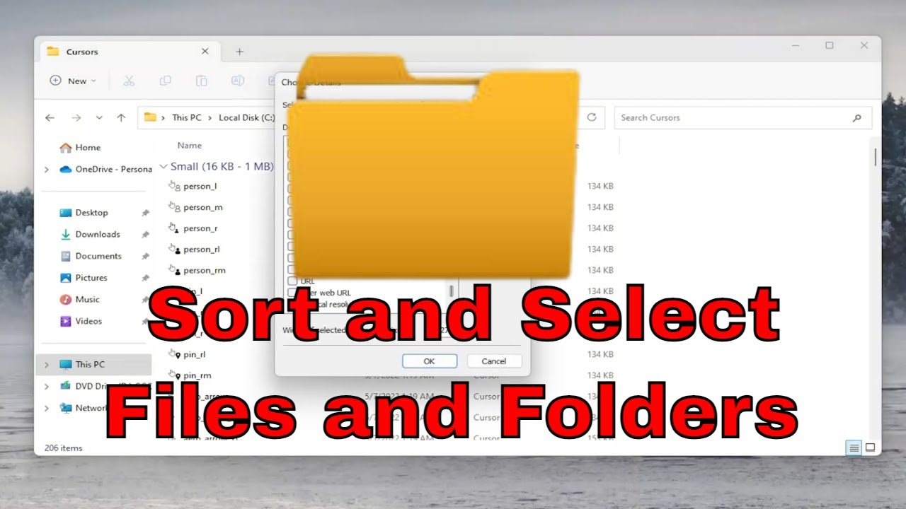 How to Sort and Select Files and Folders Windows 11 [Tutorial]